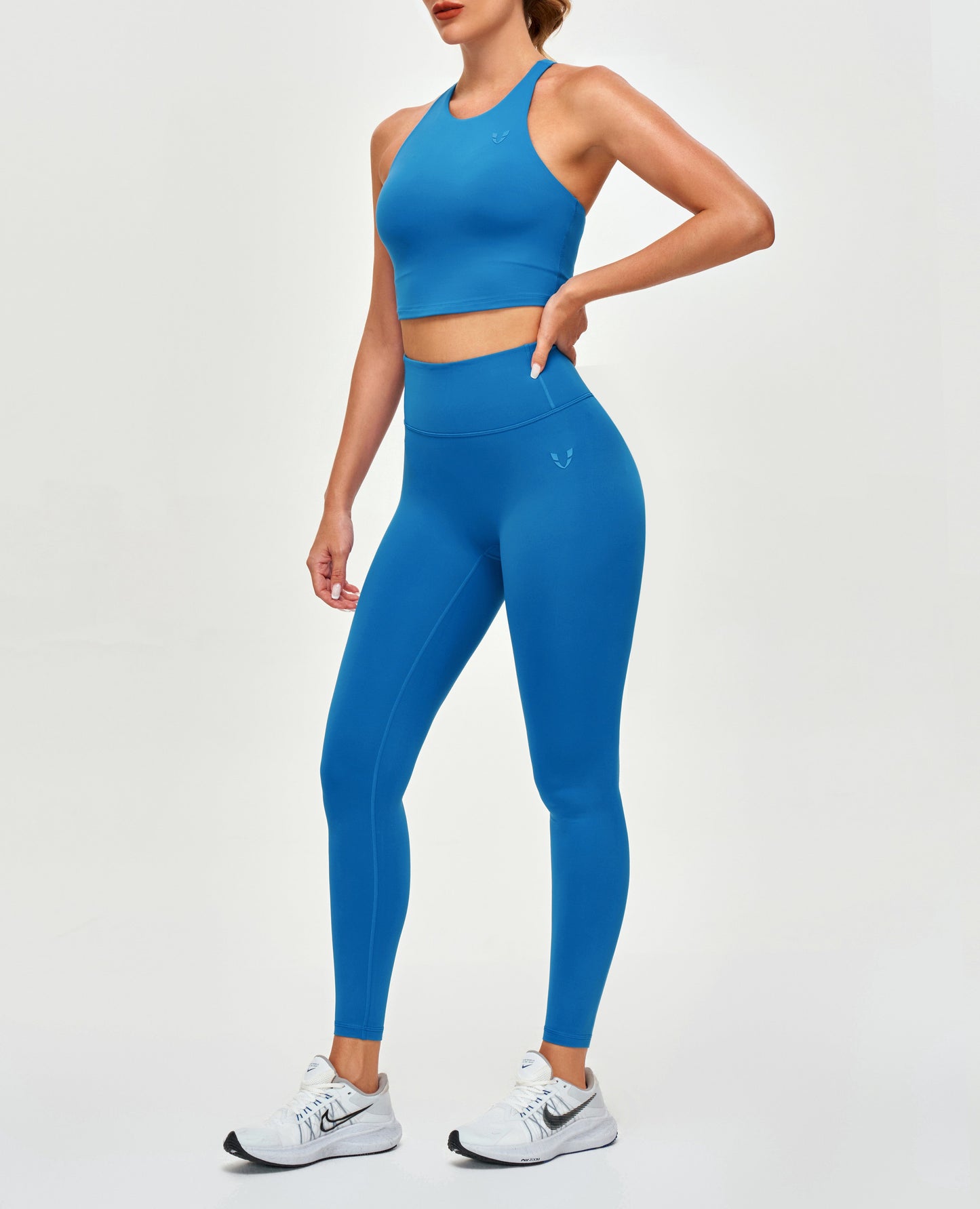 Padded Athletic Tank - Blue