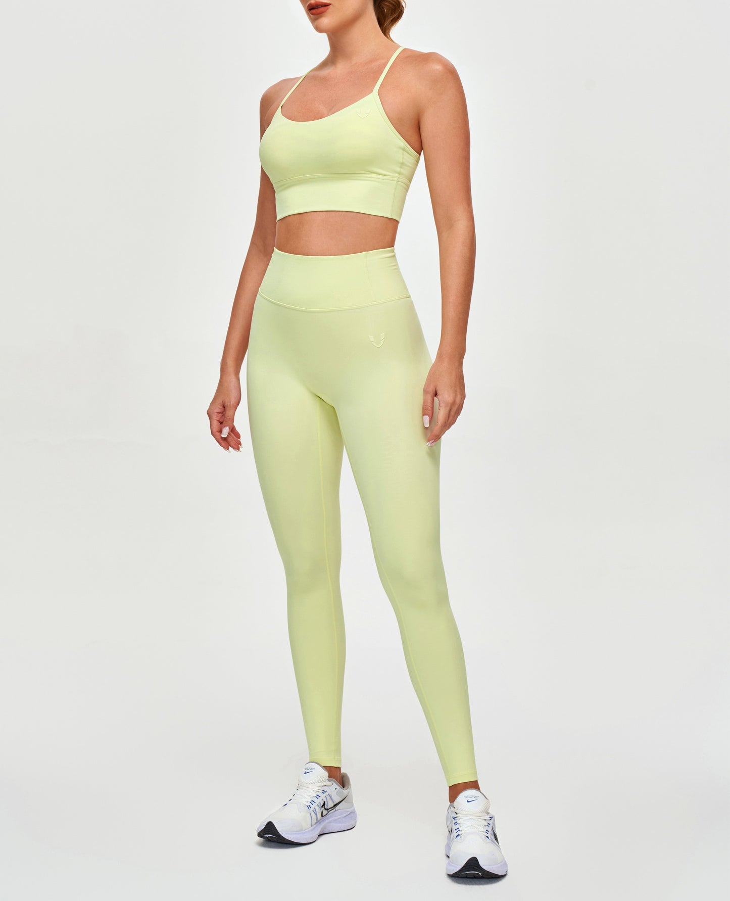 Workout Sports Bra - Light Yellow
