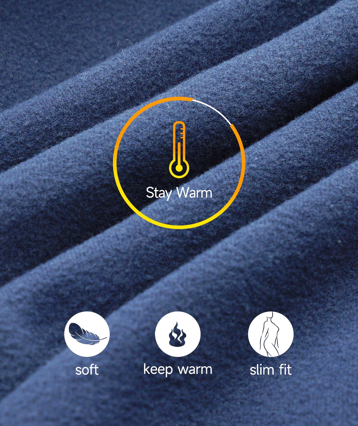 Thermal Fleece Leggings - Harbour Blue