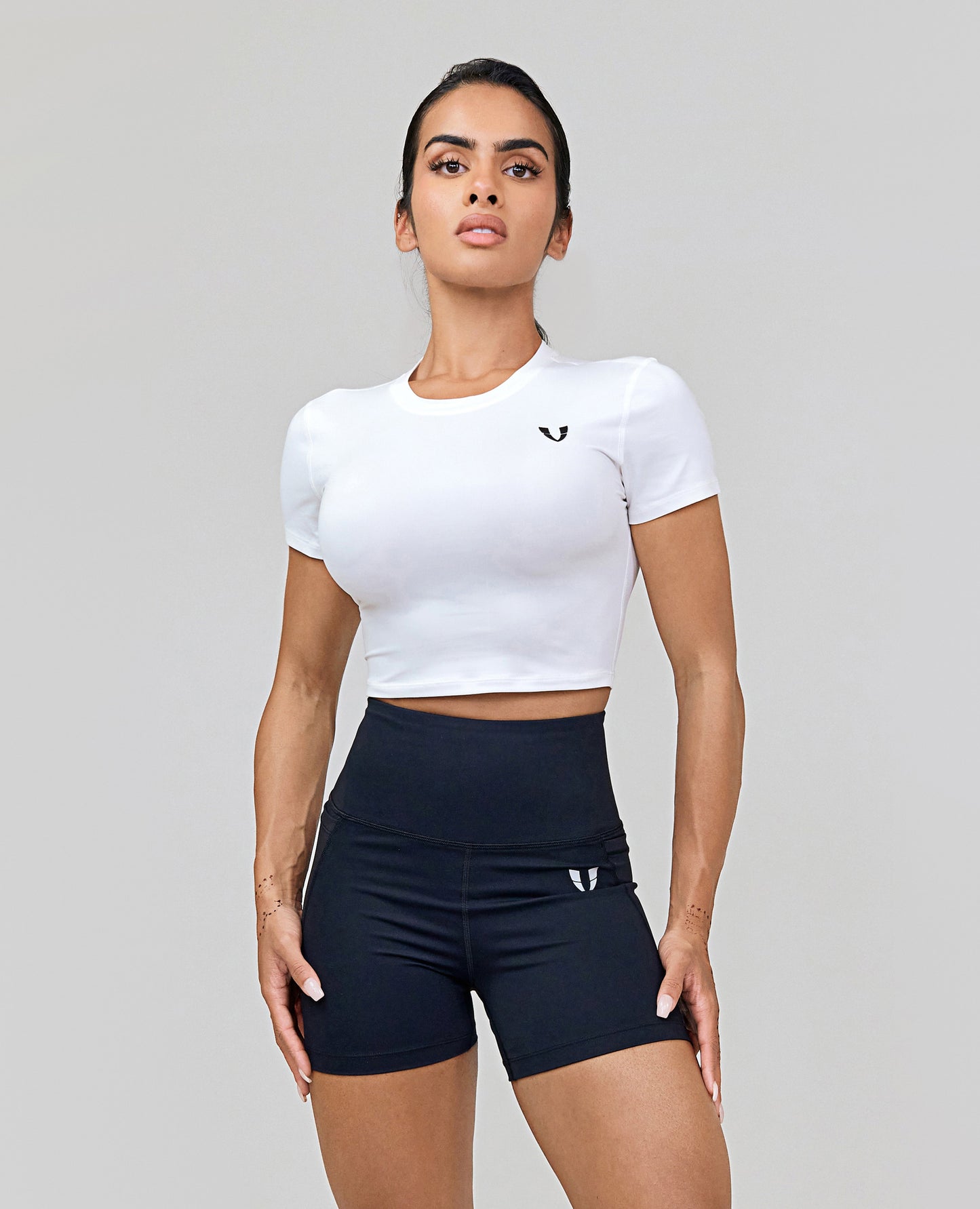 Seamless Crop Top - White