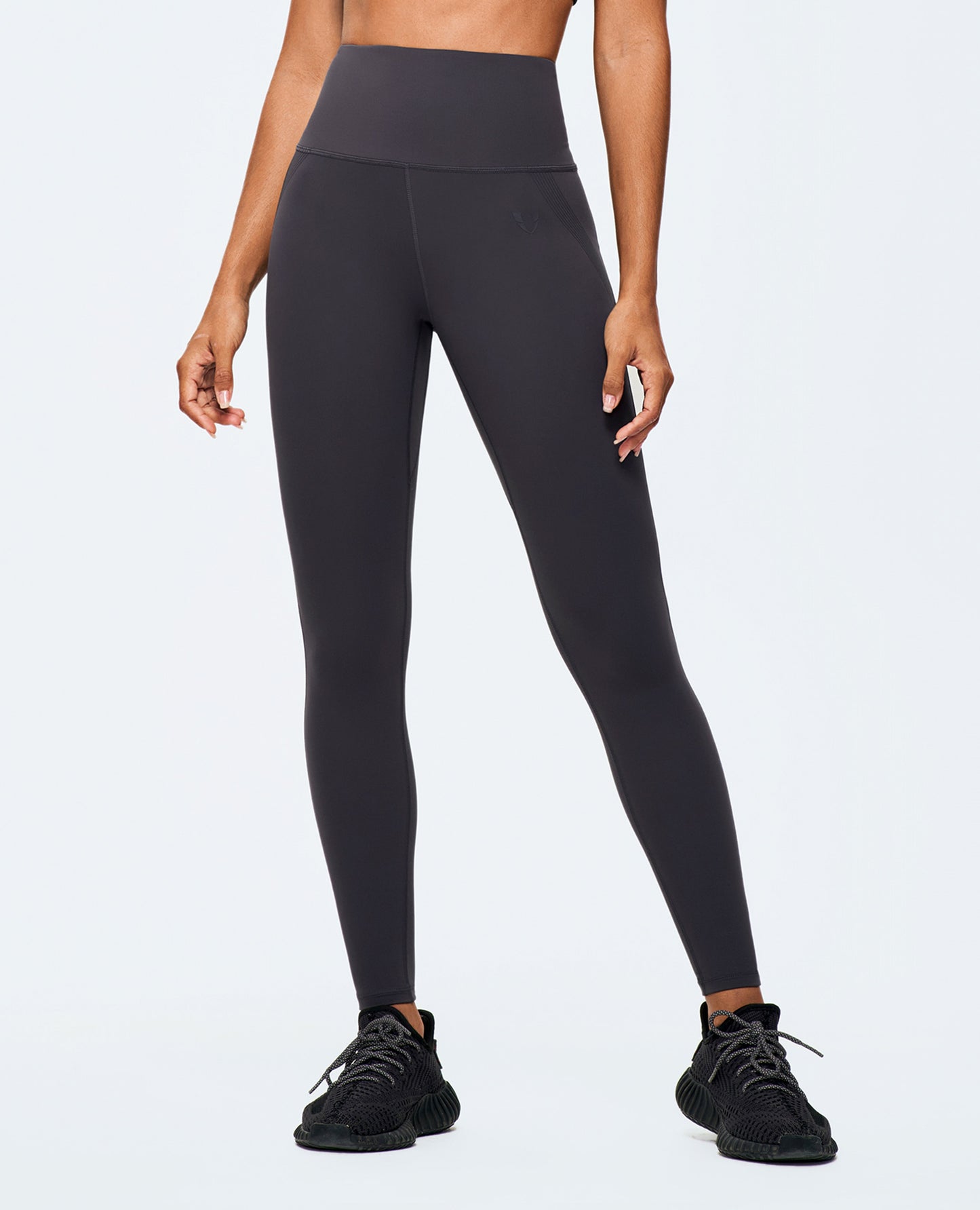 Compression Waist Leggings - Gray