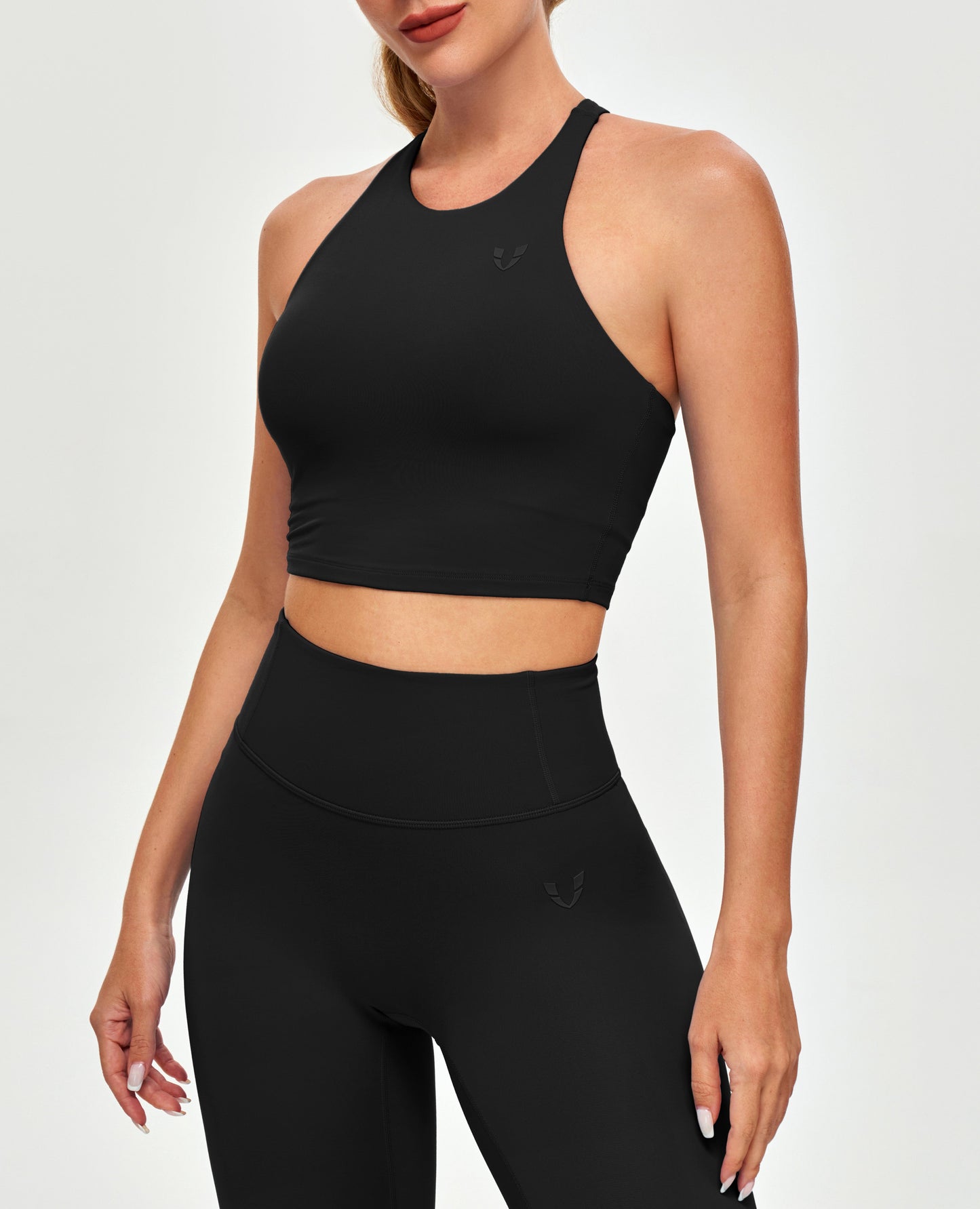 Padded Athletic Tank - Black