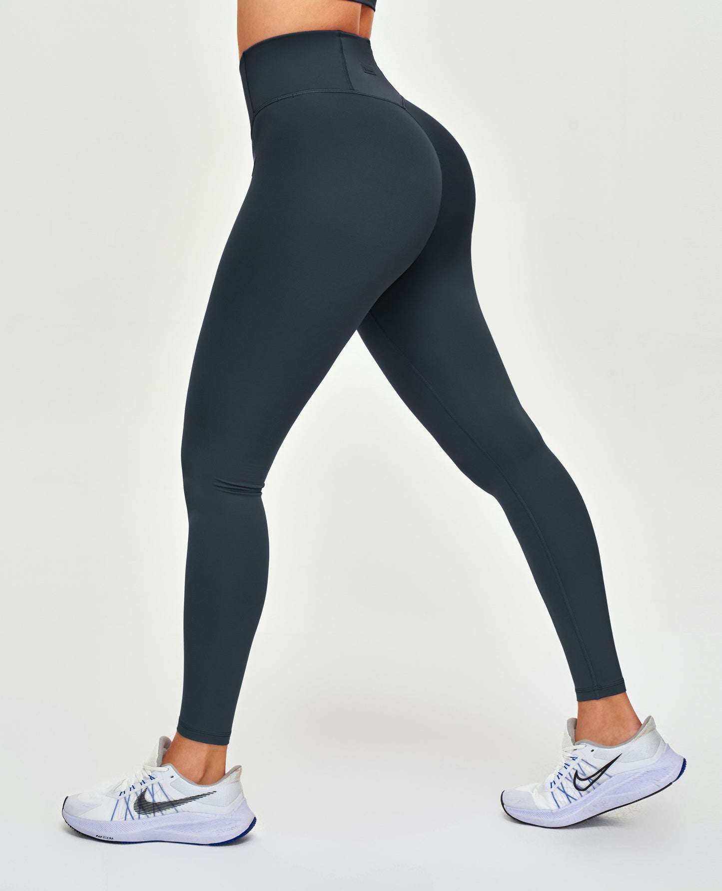 High Waisted Workout Leggings - Grey