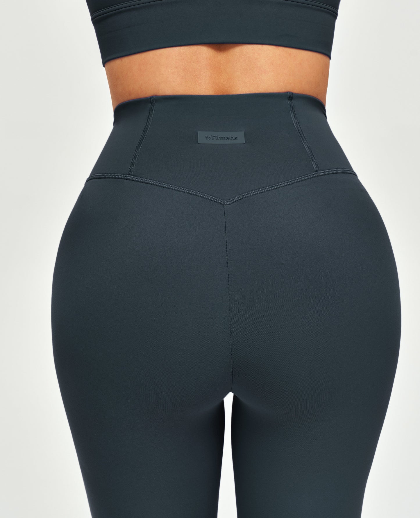 High Waisted Workout Leggings - Grey