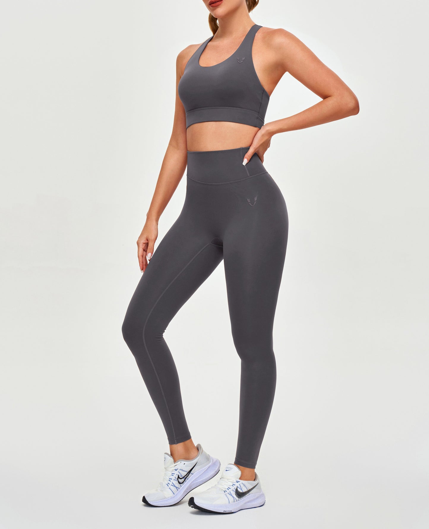 Seamless Scrunch Butt Leggings - Gray