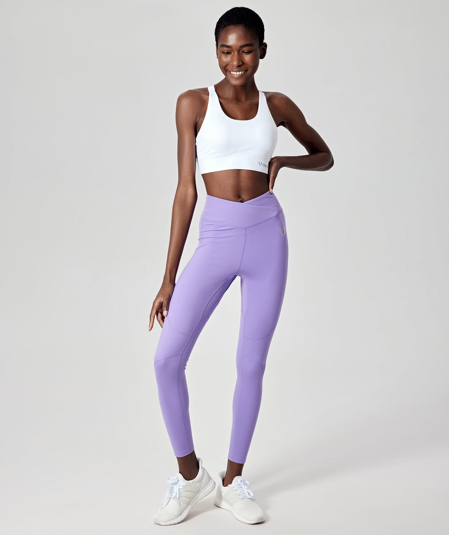 Contour V Waist Leggings - Purple