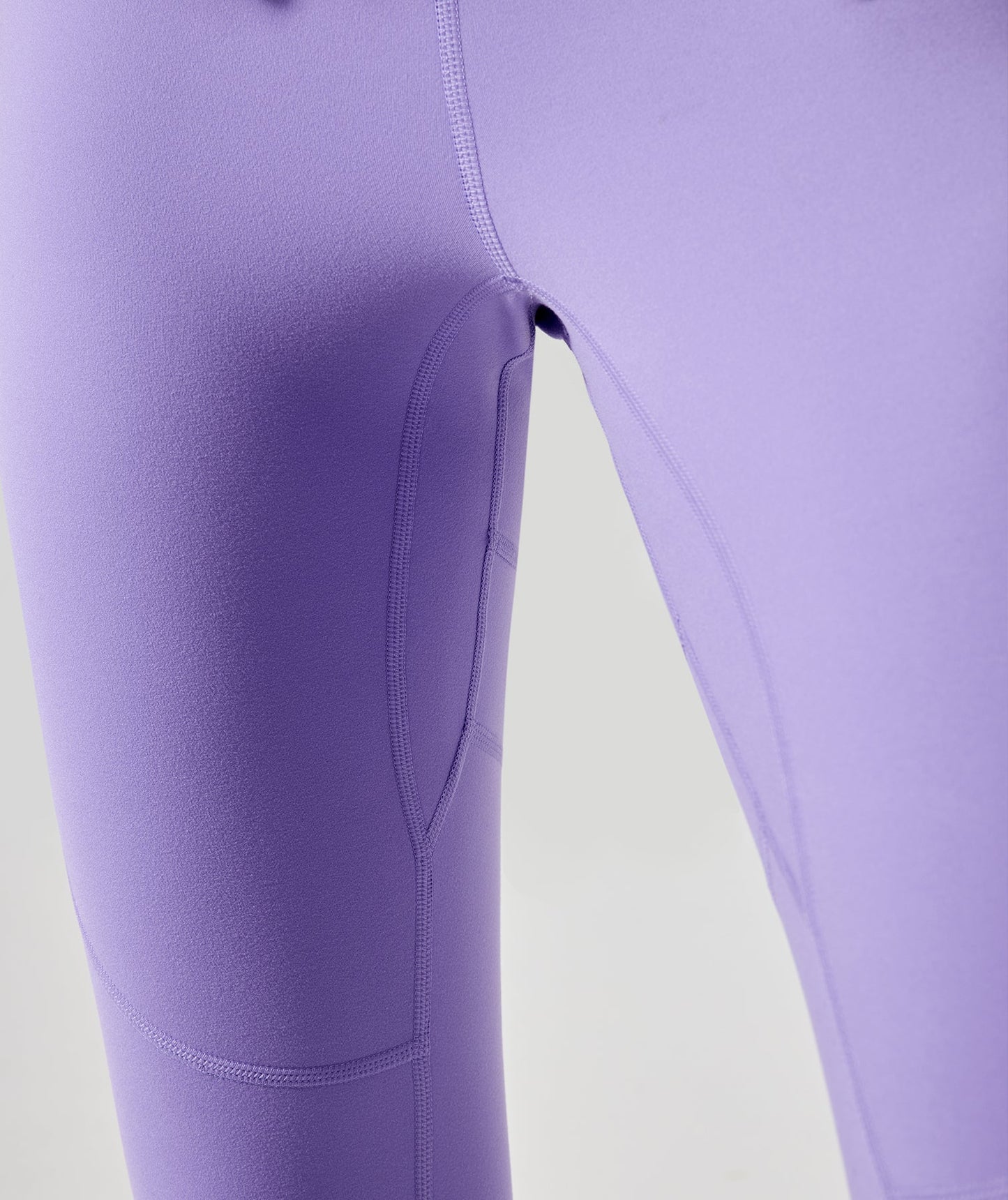 Contour V Waist Leggings - Purple