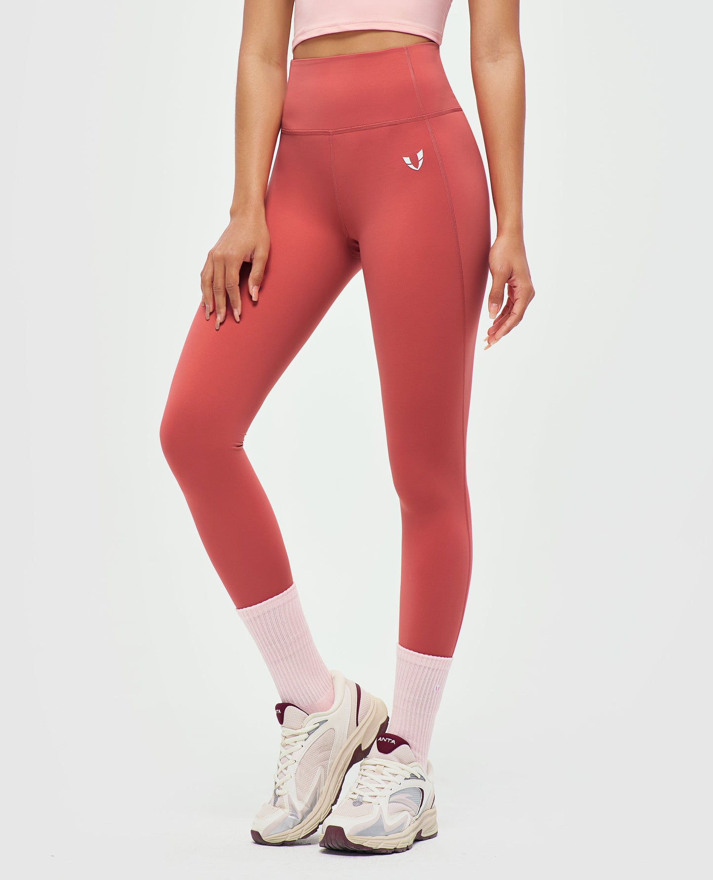 Power Athletic Leggings - Red