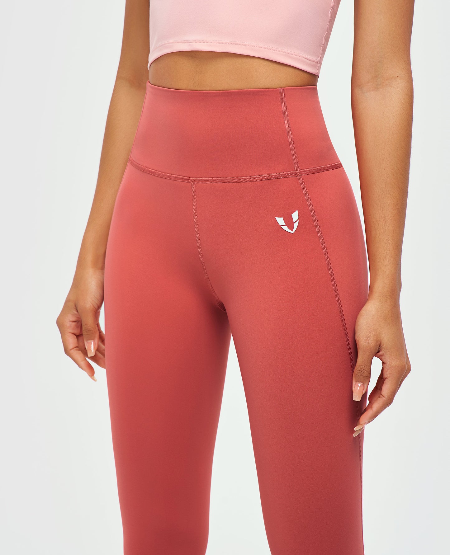 Power Athletic Leggings - Red