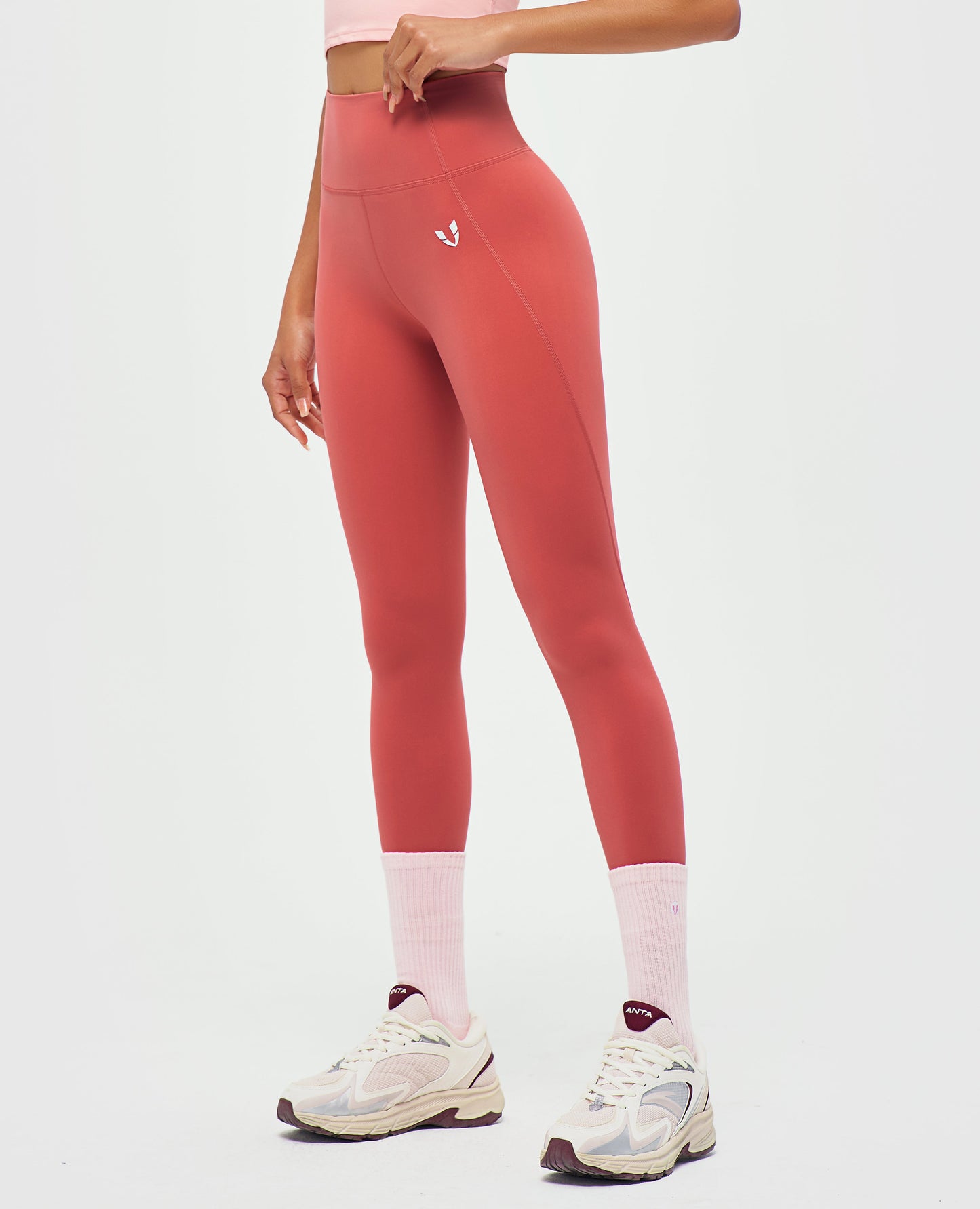 Power Athletic Leggings - Red