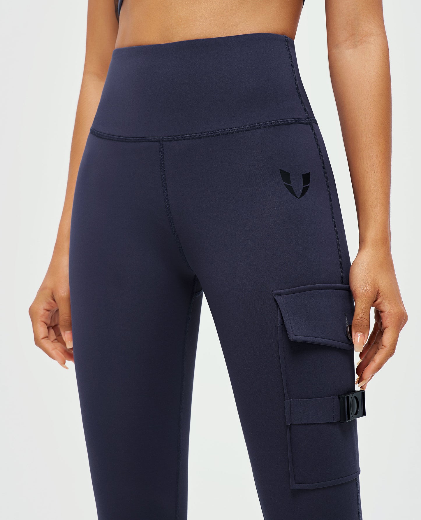 Cargo Fitness Leggings - Bristol Blue