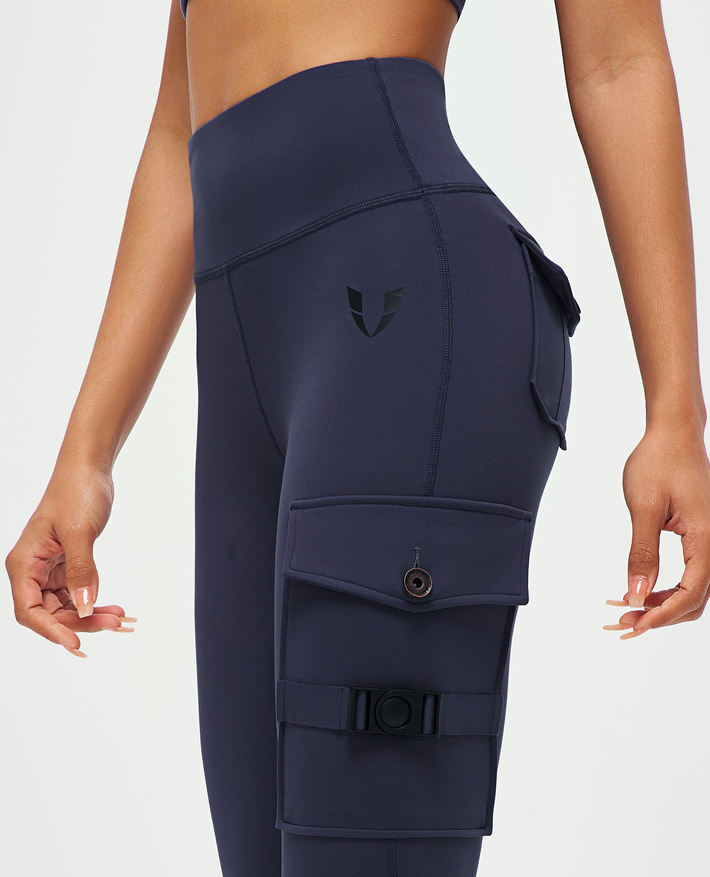 Cargo Fitness Leggings - Bristol Blue