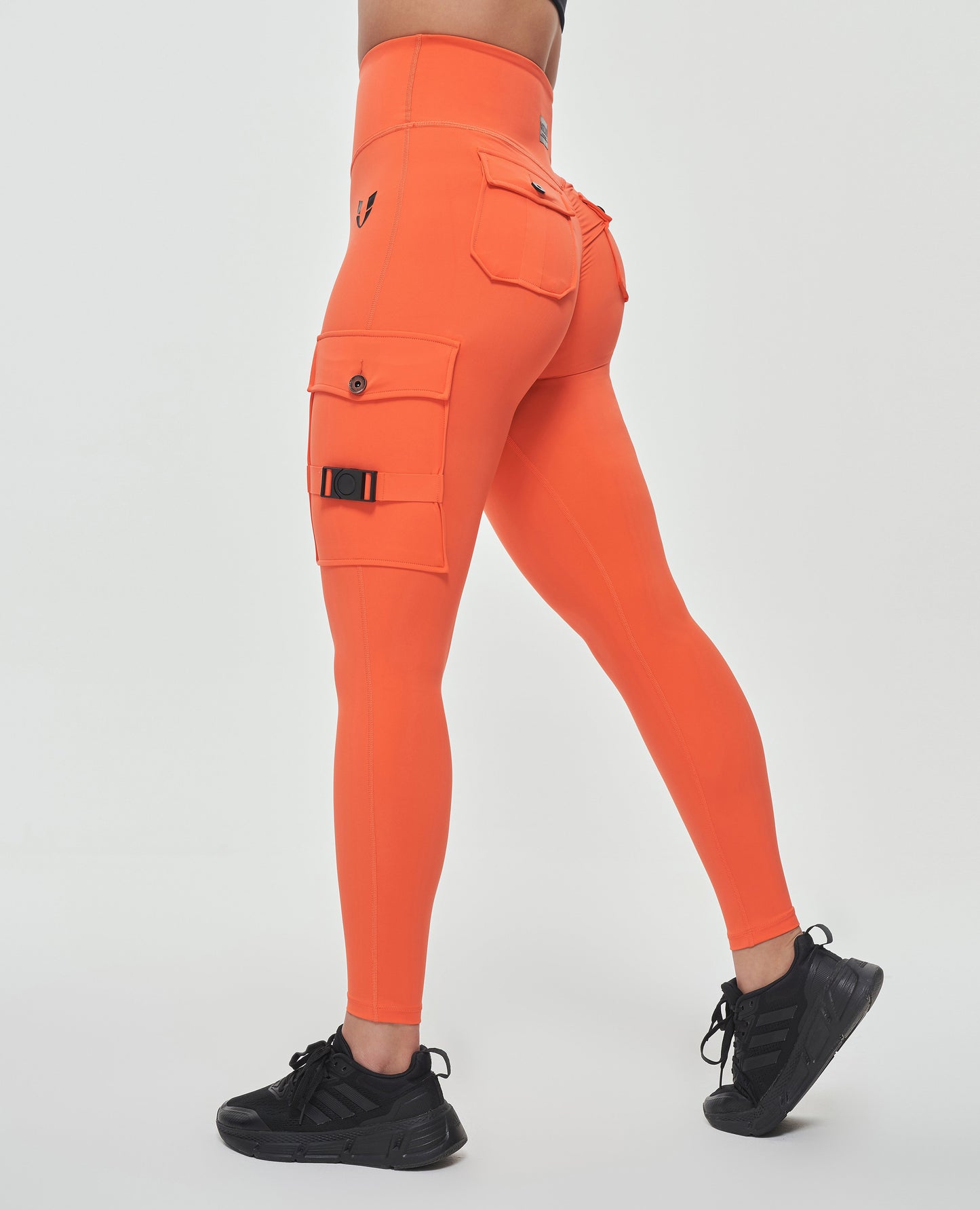 Cargo Fitness Leggings - Orange