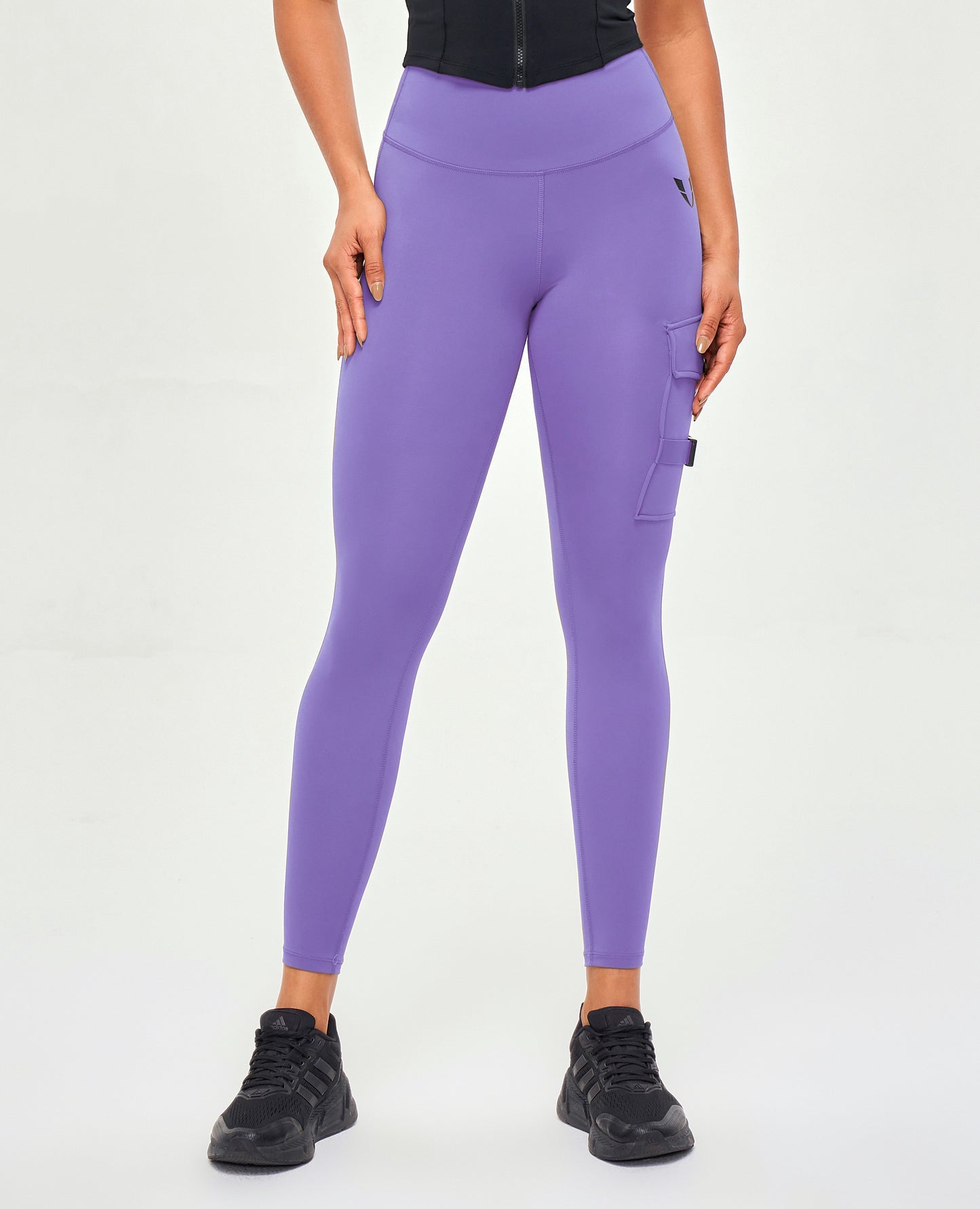 Cargo Fitness Leggings - Violet