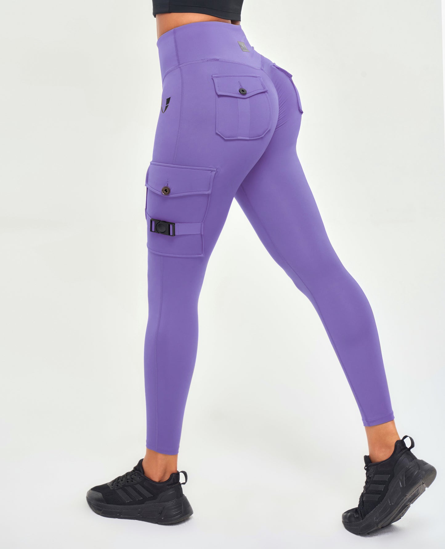 Cargo Fitness Leggings - Violet