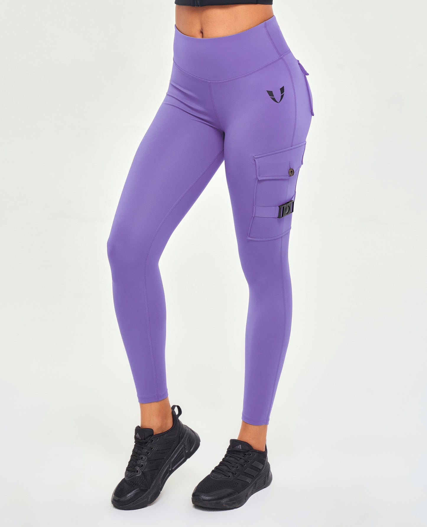 Cargo Fitness Leggings - Violet