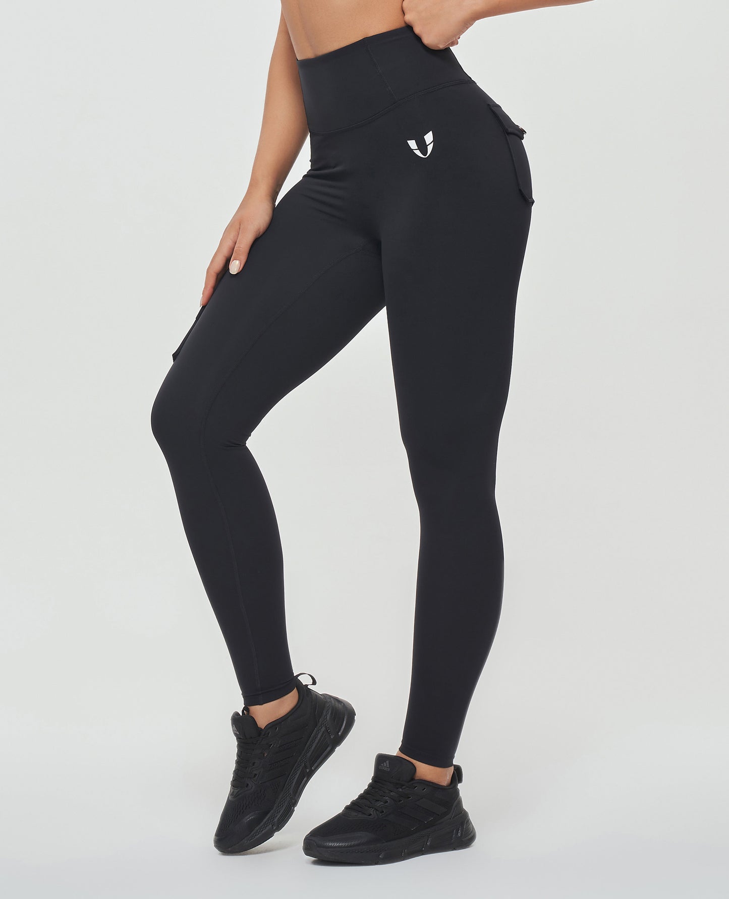 Cargo Gym Leggings - Black