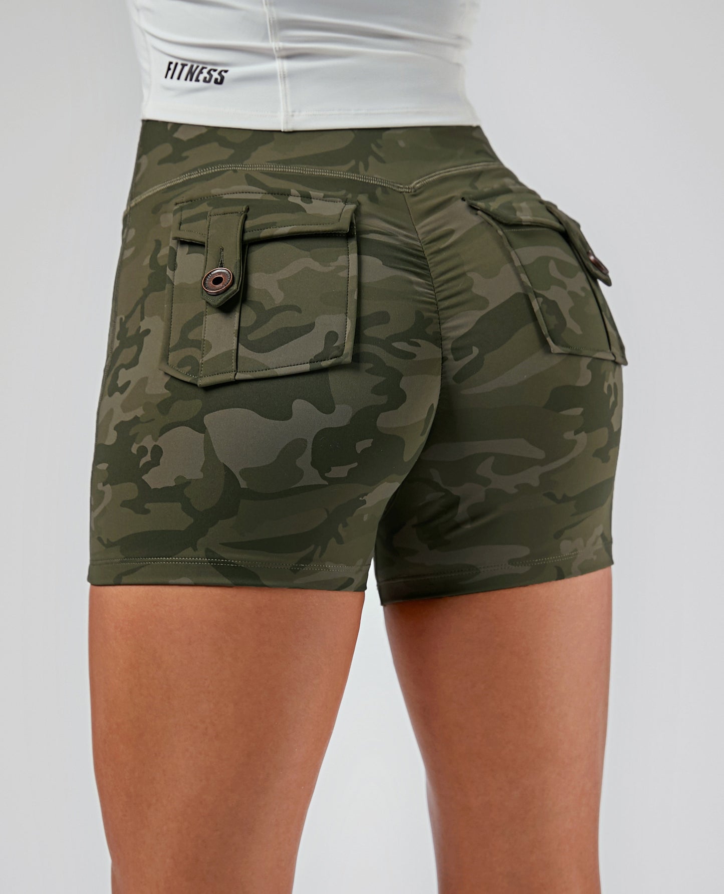 Cargo Short Shorts - Camo