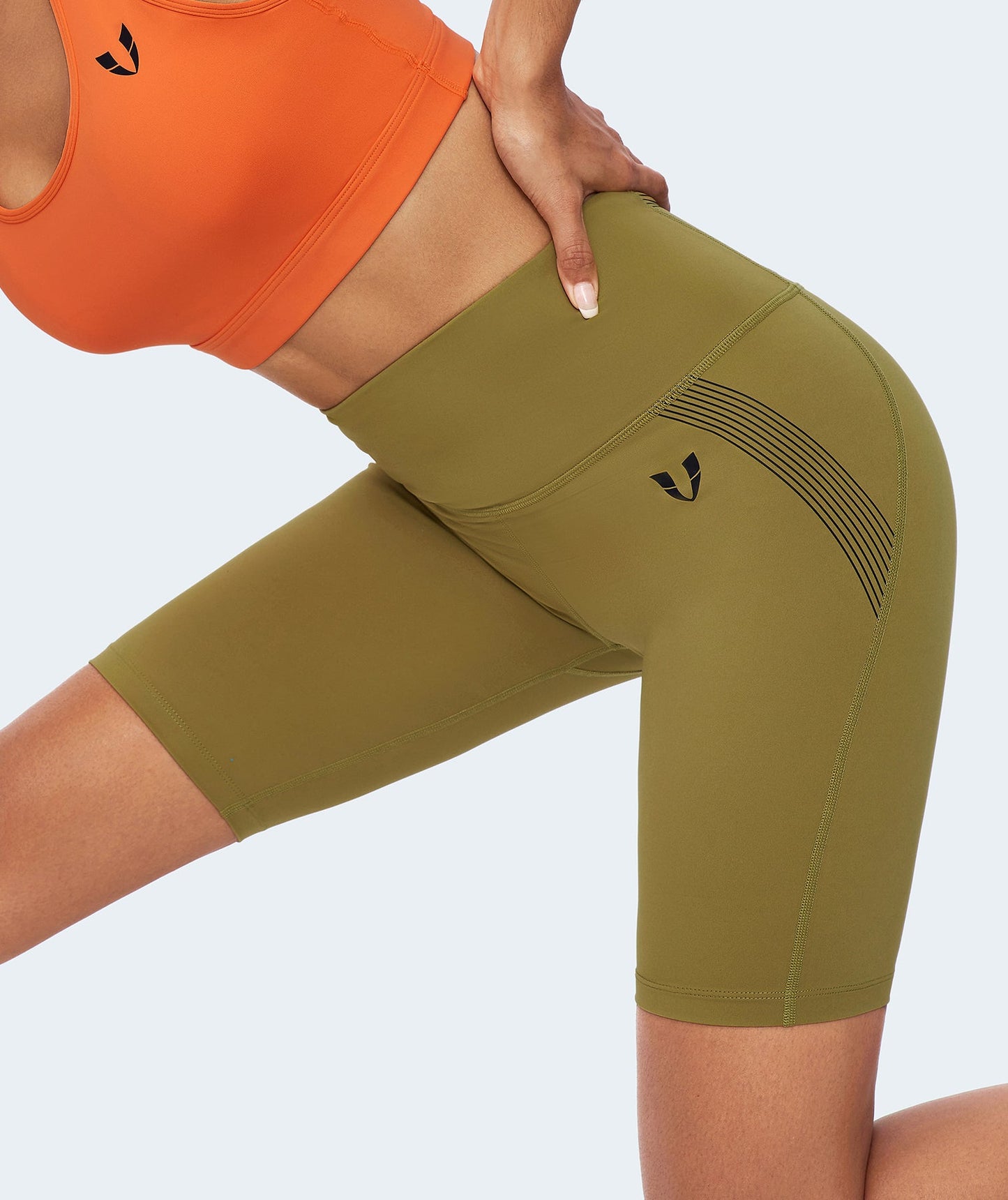 Power Cycling Shorts - Moss Green