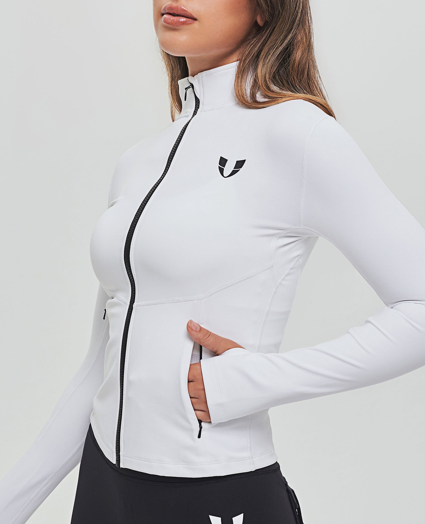 Full Zip Training Jacket - White