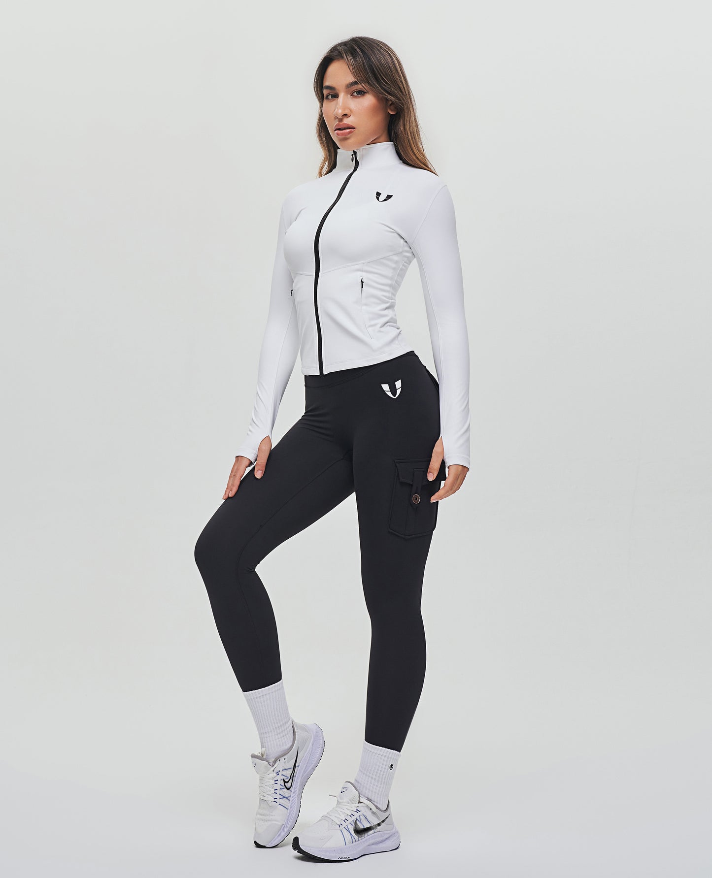 Full Zip Training Jacket - White