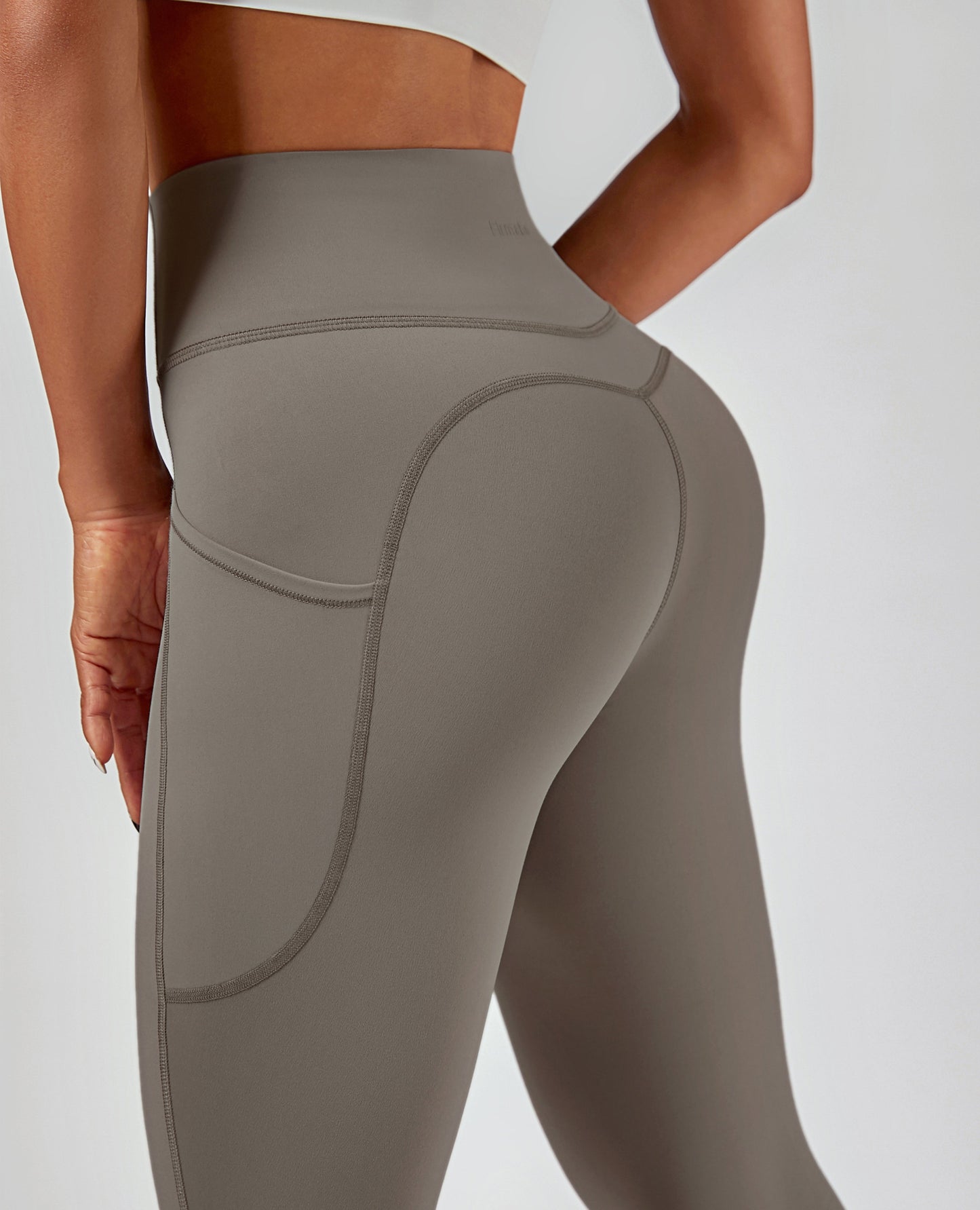 Honeypeach Sculpt Leggings - Grey