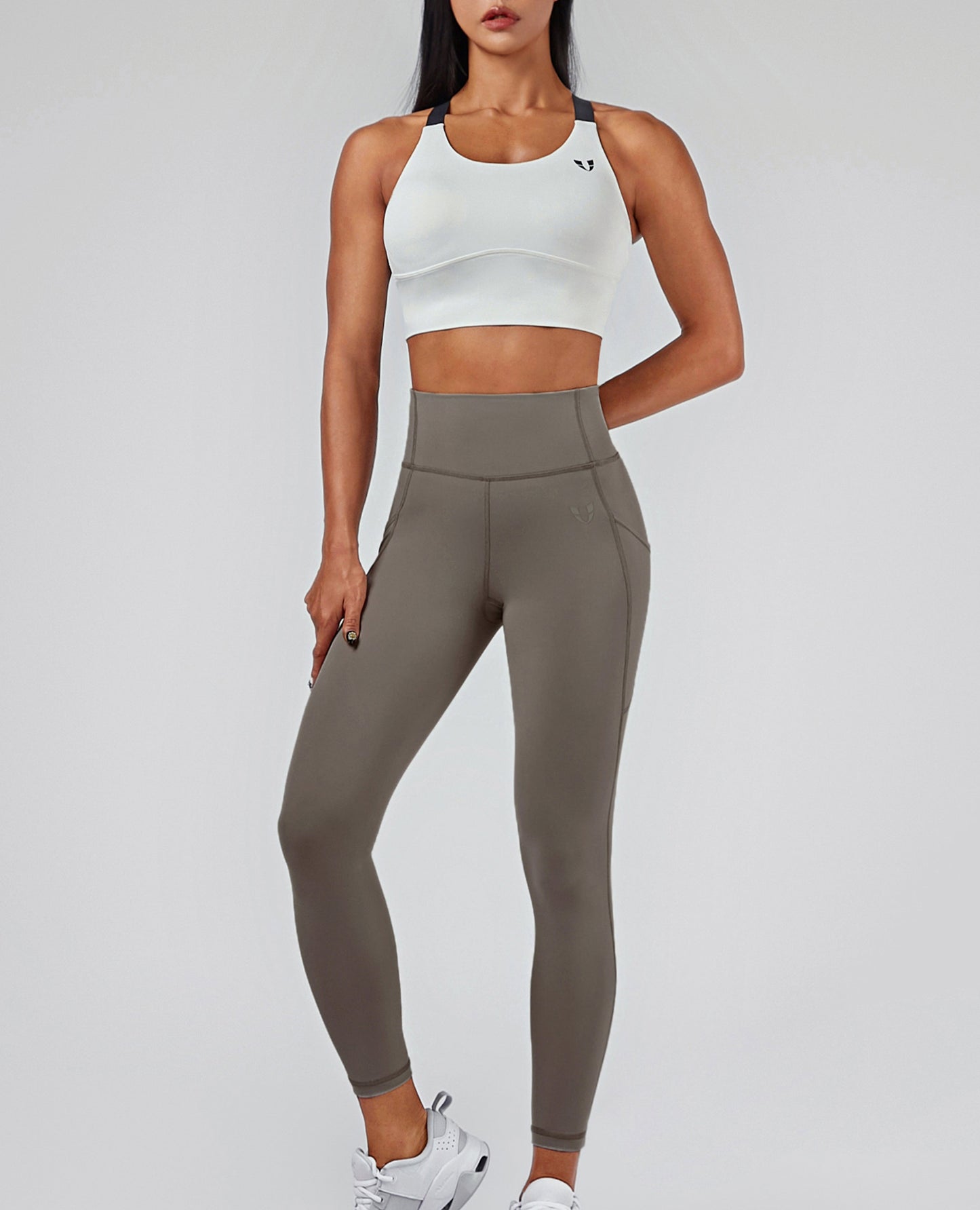 Honeypeach Sculpt Leggings - Grey