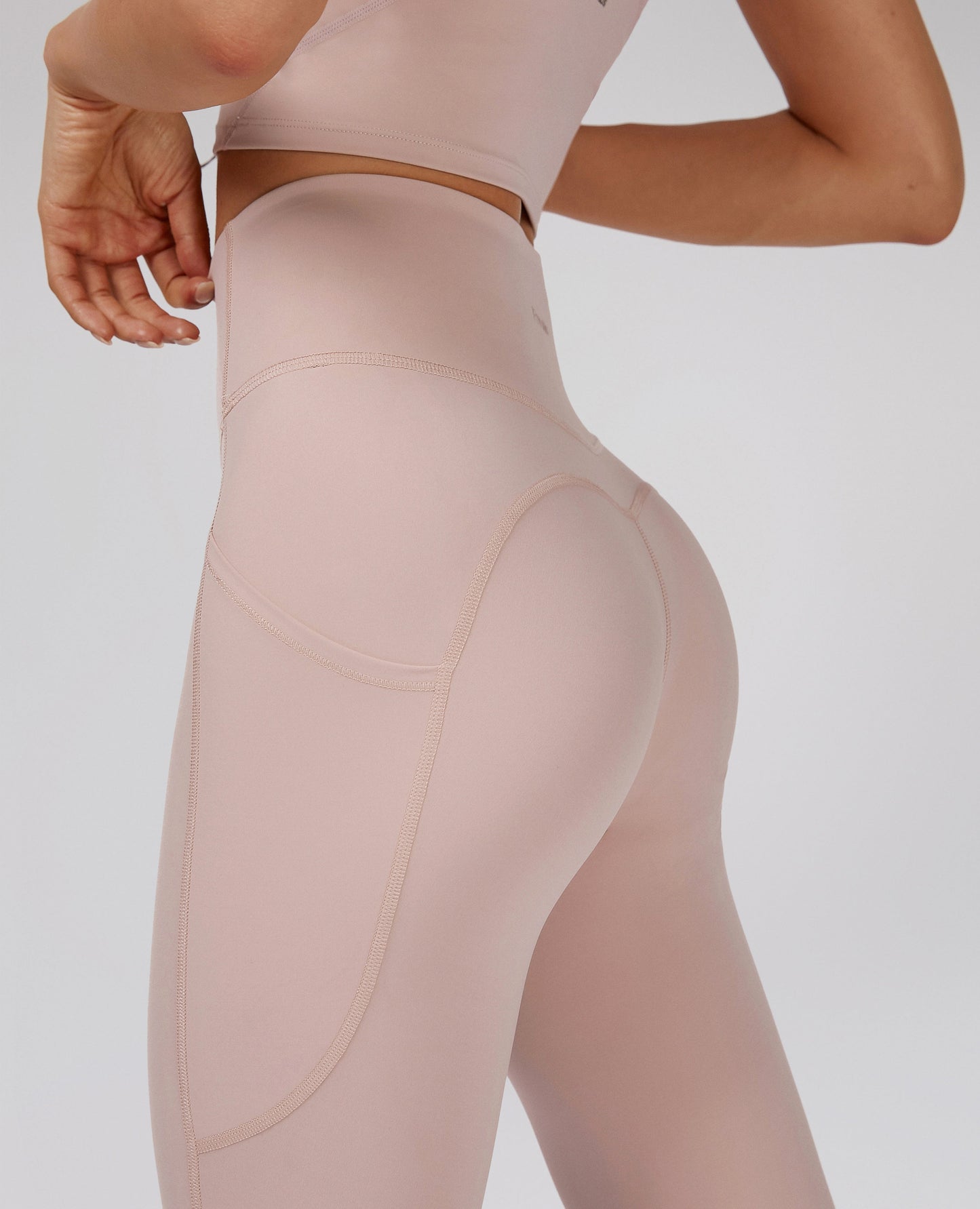 Honeypeach Sculpt Leggings - Light Pink