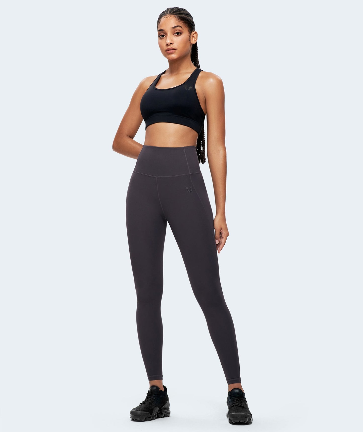 Nakedfeel High Waisted Leggings - Tephra Gray