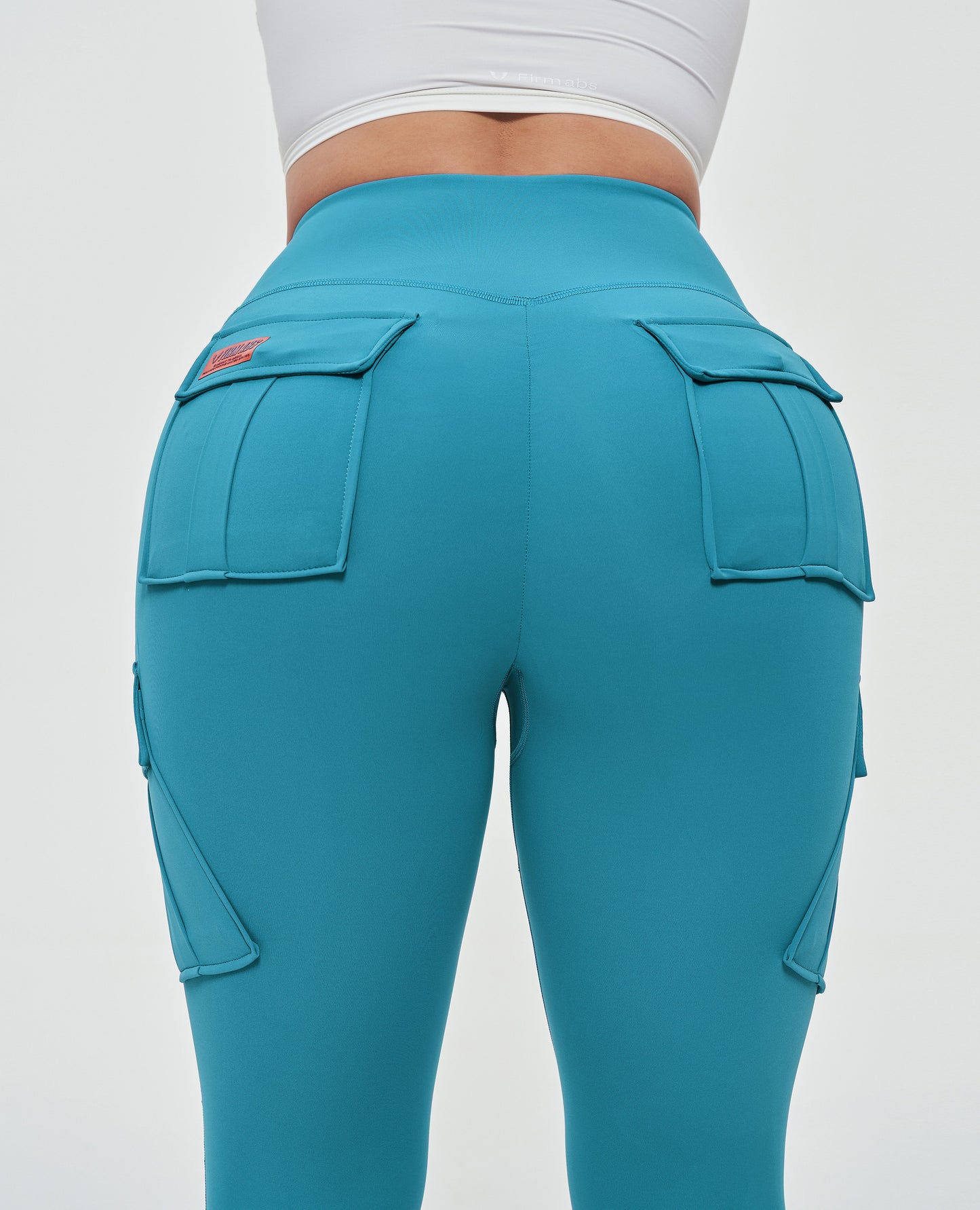 Solo Cargo Leggings - Aquatic Green