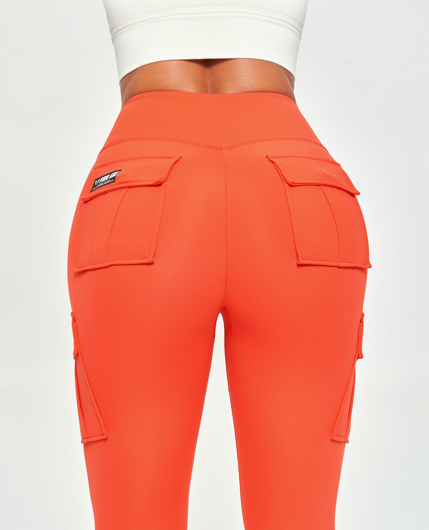 Solo Cargo Leggings - Orange