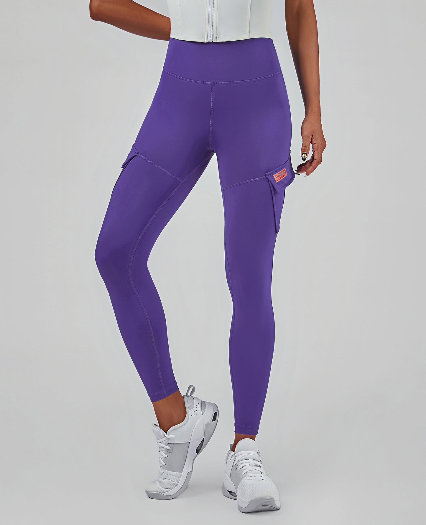 Solo Cargo Leggings - Deep Violet