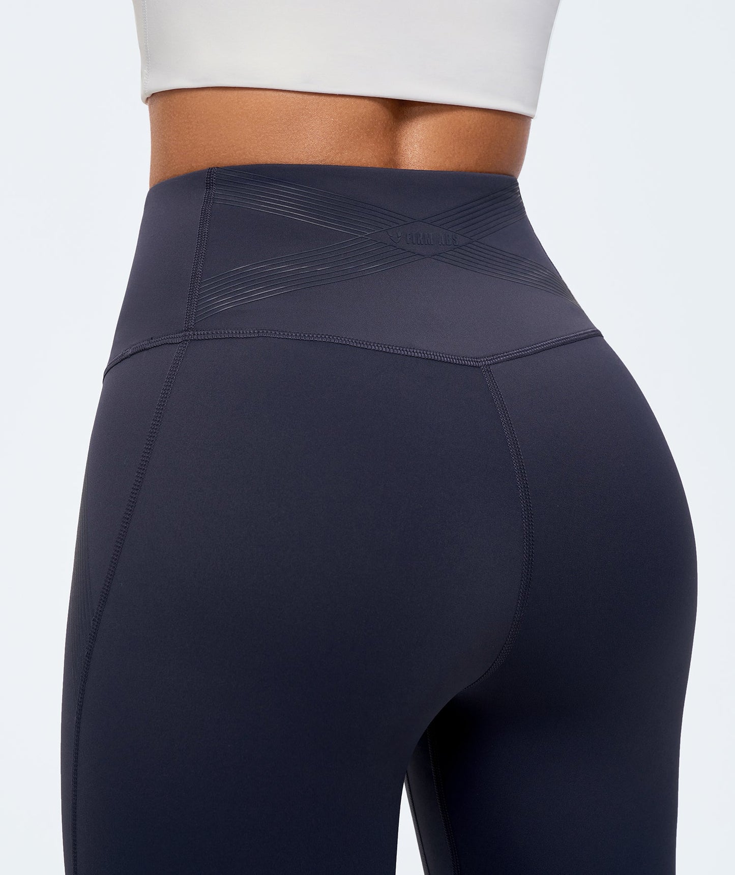 Compression Waist Leggings - Dark Blue